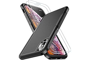 Flawless Protection for Your iPhone Xs Max: DTTO Rugged Case with Glass Protectors
