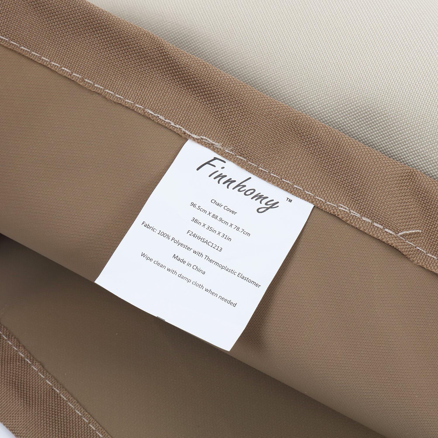 Finnhomy Patio Chair Covers Set of 2 Waterproof Outdoor Protective Furniture Cover for Garden Lounge Club Chair Cover Heavy Duty 2 Pack， 38" L X 35" D X 31" H