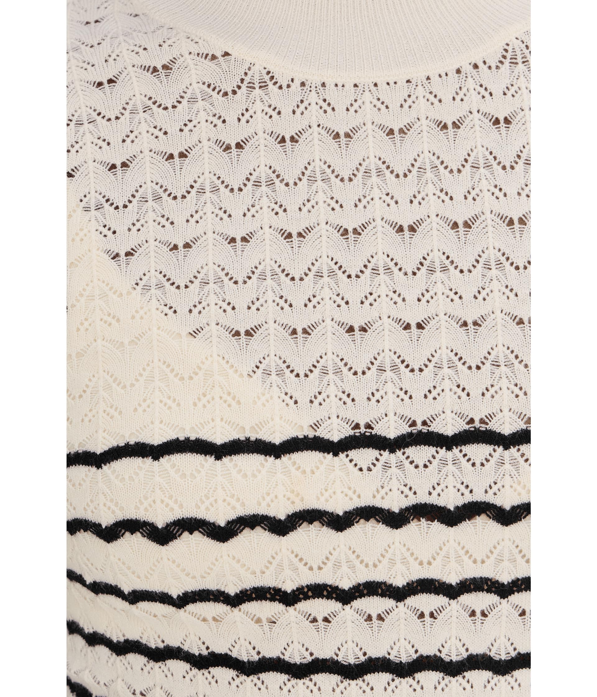 Sanctuary Forever Striped Mock Neck