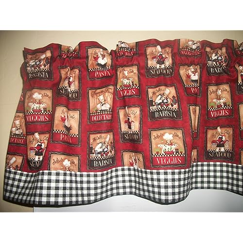 Fat Chef Kitchen Curtains Amazon Com