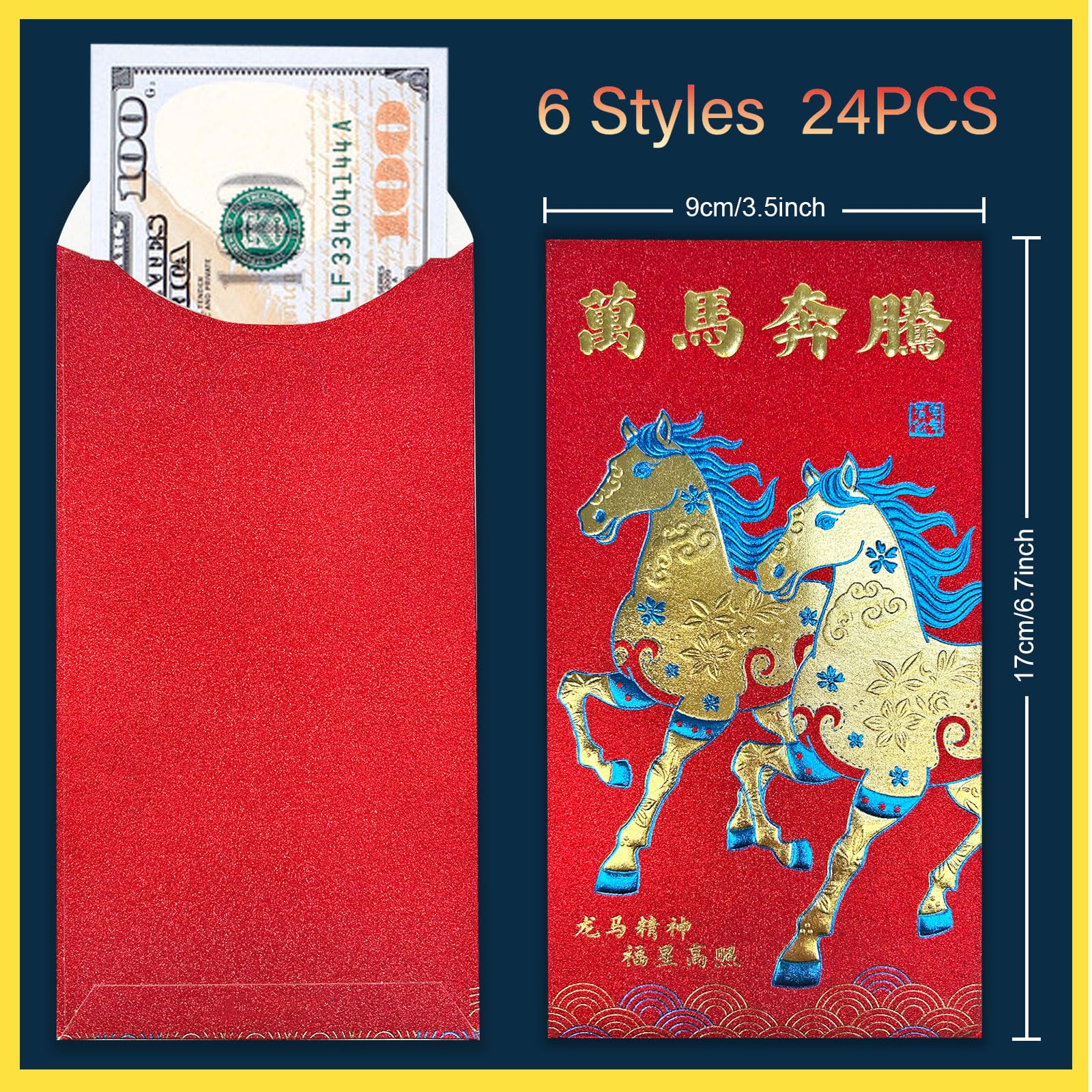 Briefumschläge für chinesisches Neujahrsfest 2025, Schlange, niedlich, 3D, Mondneujahr, Glücks-Geldumschläge, Hong Bao, rote Tasche für Jahr, Frühlingsfest, Geschenke, 24 Stück