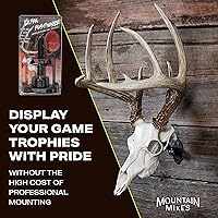 Vista 4 de Mountain Mikes - Soporte de pared de calavera ajustable ultra posicionador, soporte de montaje de calavera europea ajustable, diseño universal que