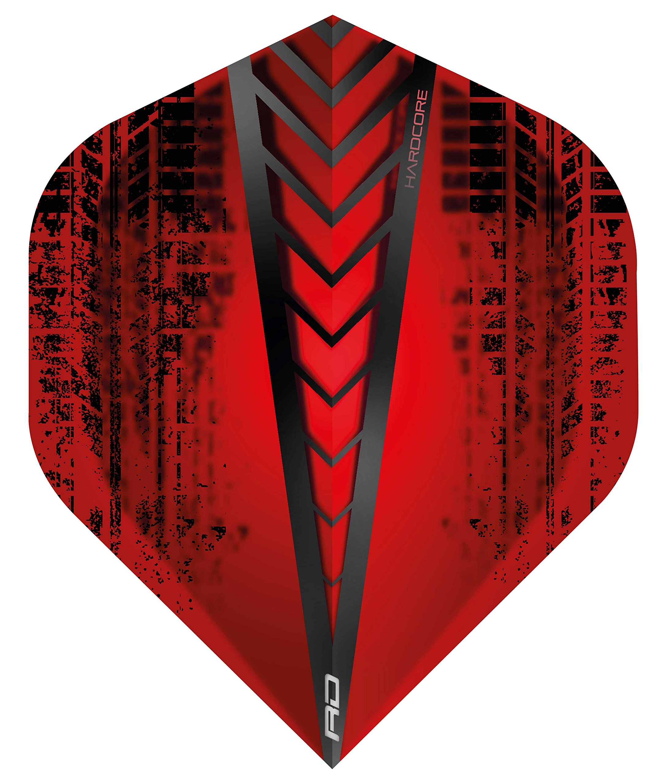 RED DRAGON Hardcore Radical - 4 Set Voli Per Dardi (12 Pezzi) - Forma Standard, Spessore Extra 100 Micron, Arancione