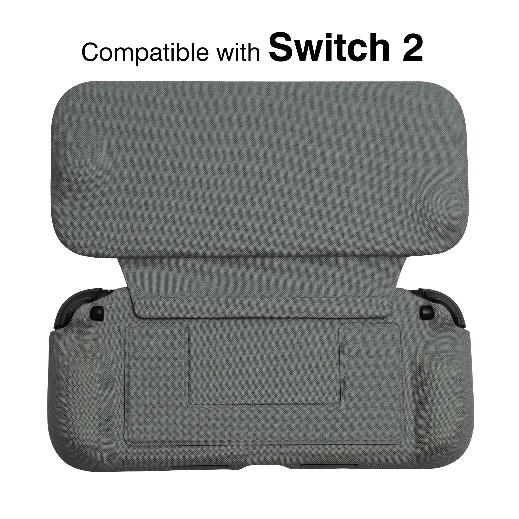Coque de protection pour Switch 2, coque magnétique amovible, protection complète à 360 °, avec une coque de protection avec poignée ergonomique intégrée, convient pour Nintendo Switch 2 modèle 2025