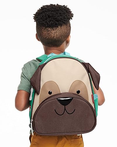 Miniatura 10 de Skip Hop - Mochila para preescolar colección Zoo para niños pequeños de 3 a 4 años diseño de pug