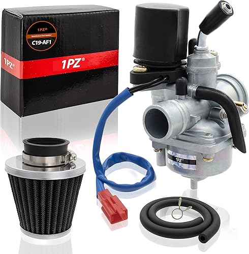 1PZ Carburador C19-AF1 de 0.748 in de 2 tiempos de repuesto para Yamaha Jog50 Jog90 2 tiempos Dinli 50cc 70cc 90cc 100cc 110cc ATV Quad Carb Dino Jp
