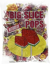 Big Slice Lollipops Watermelon Flavor (48 count) - coolthings.us