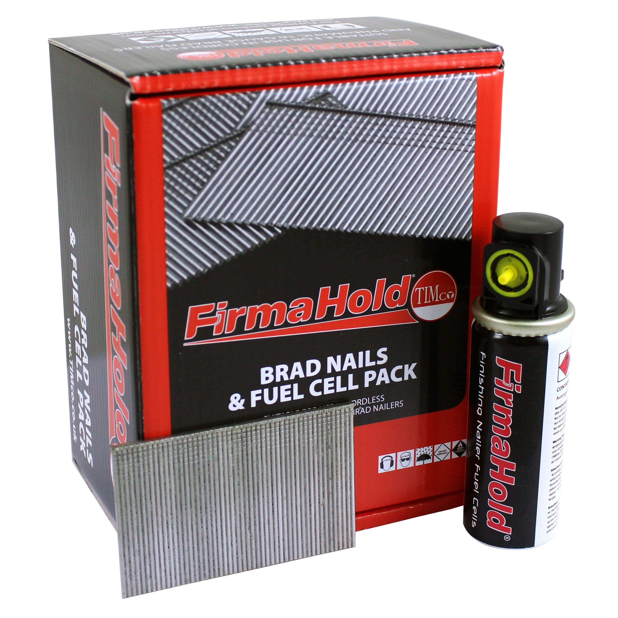 Timco Bg1632g Firmahold Collated Brad Nails & Fuel Cells - 16 Gauge - Straight - Galvanised 16G X 32/2Bfc