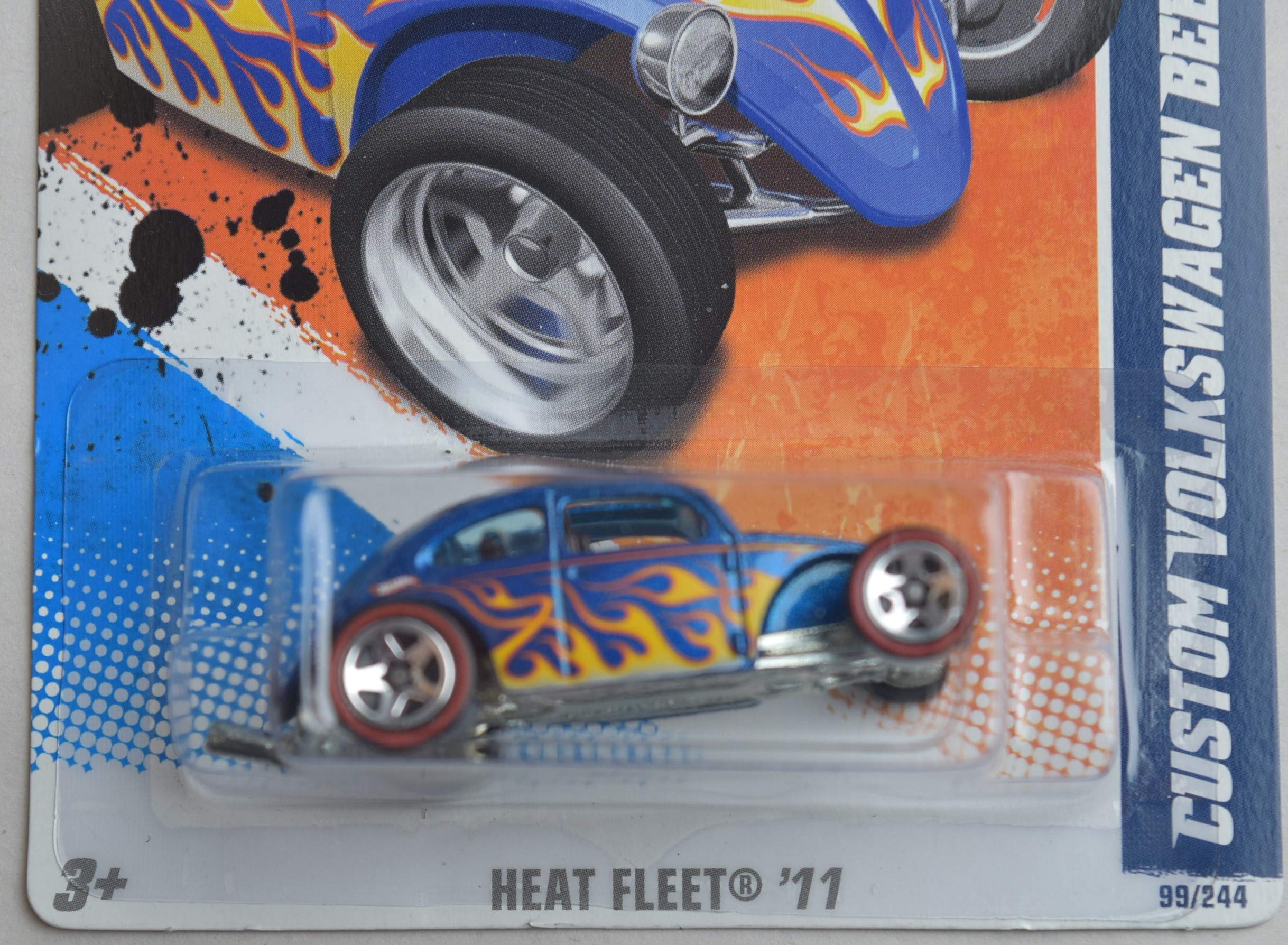Amazon.com: Hot Wheels 1:64 Scale 2011 Heat Fleet 9/10, Teal