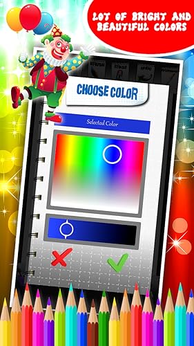 Livro de colorir palhaço