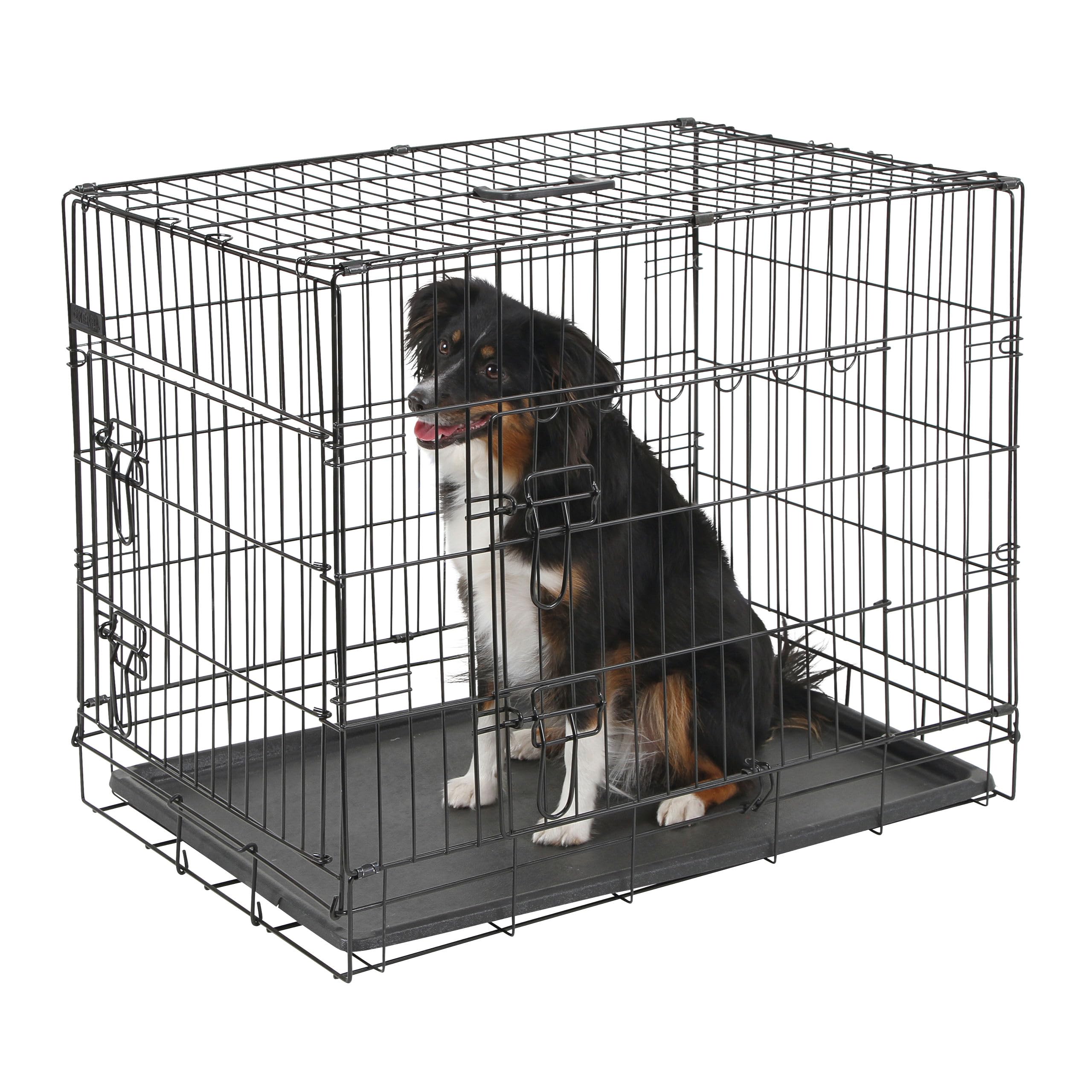 Kerbl Klatka transportowa dla psa 76 x 54 x 64 cm czarna 2 drzwi