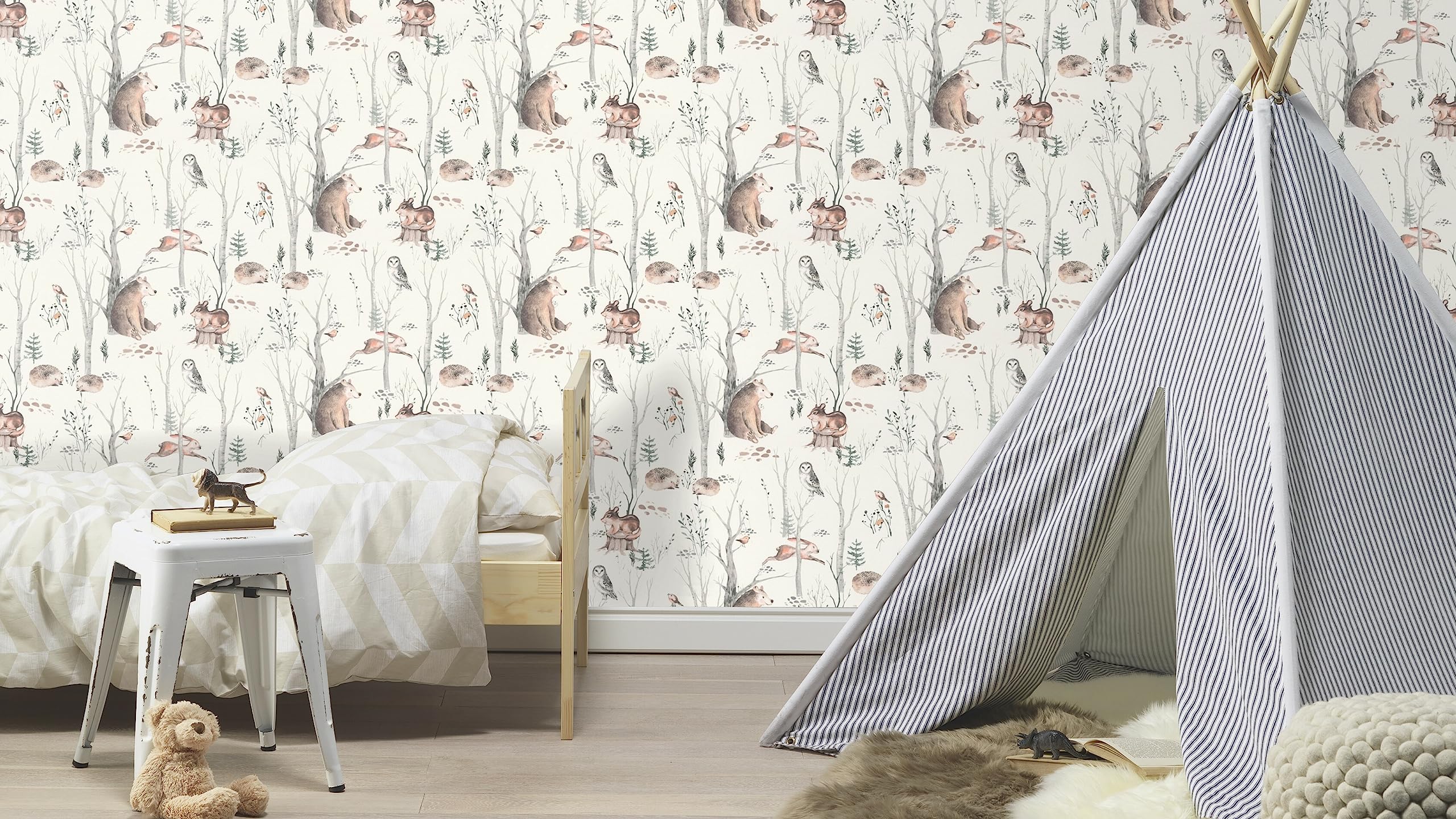 Papier Peint Intissé Panoramique, Motif Floral Vert, Fleurs Et Feuillages De La Jungle Tropicale, 250 Cm X 150 Cm