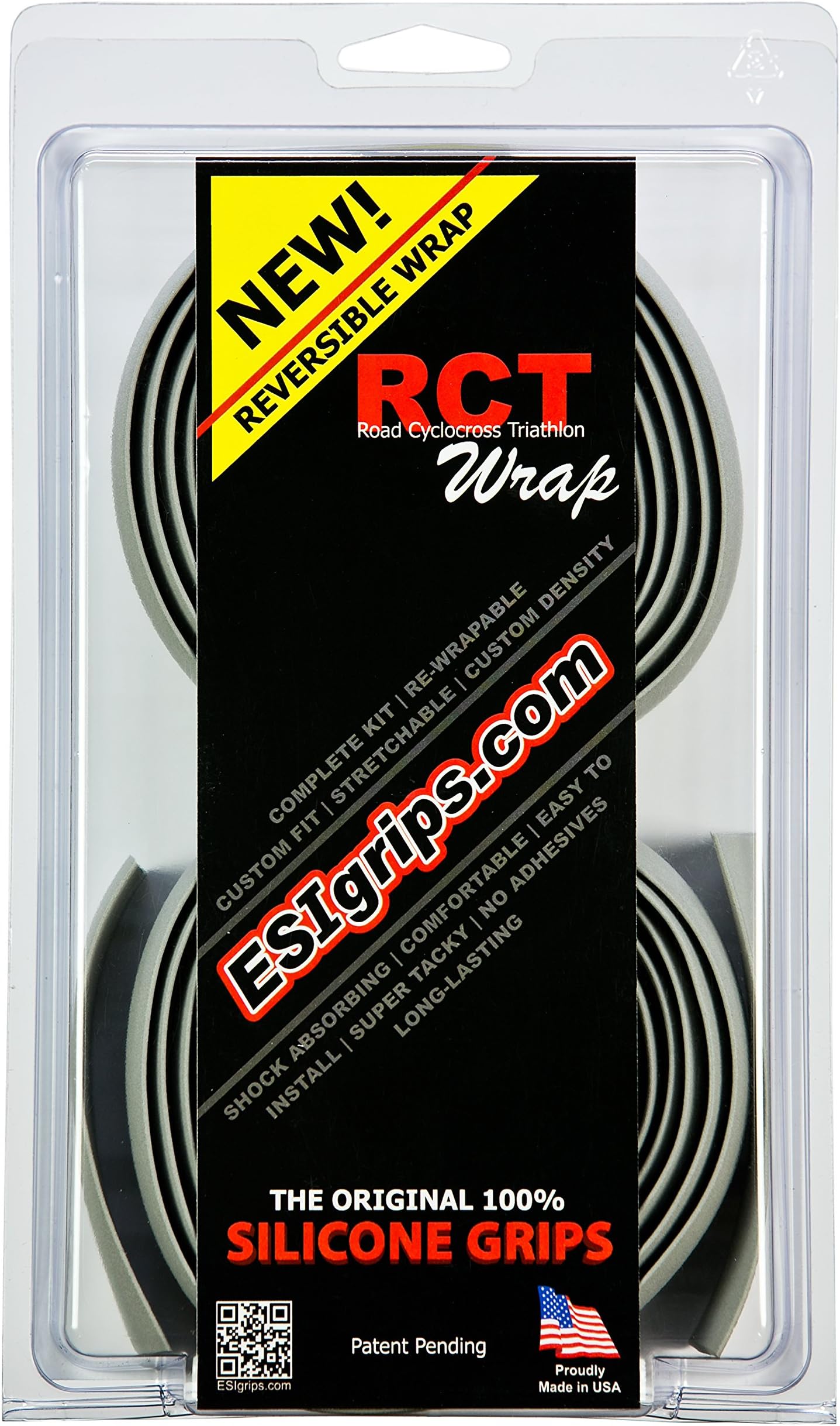 ESI Grips RCT Road/Cyclocross/Triathlon Wrap, Grey