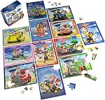 Spin Master Games, PAW Patrol Puzzles 12-Pack, 24, 48, & 100 Pieces, Kids Puzzles, Featuring Chase, Marshall, Skye, Everest, Rubble, Zuma, Rocky, for Ages 4 & Up