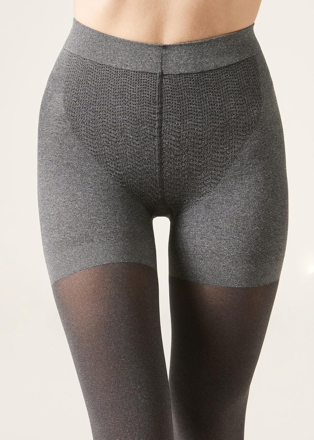 CALZEDONIA Woman's Opaque Matte Strong Sculpt 50 Denier Tights - Image 4