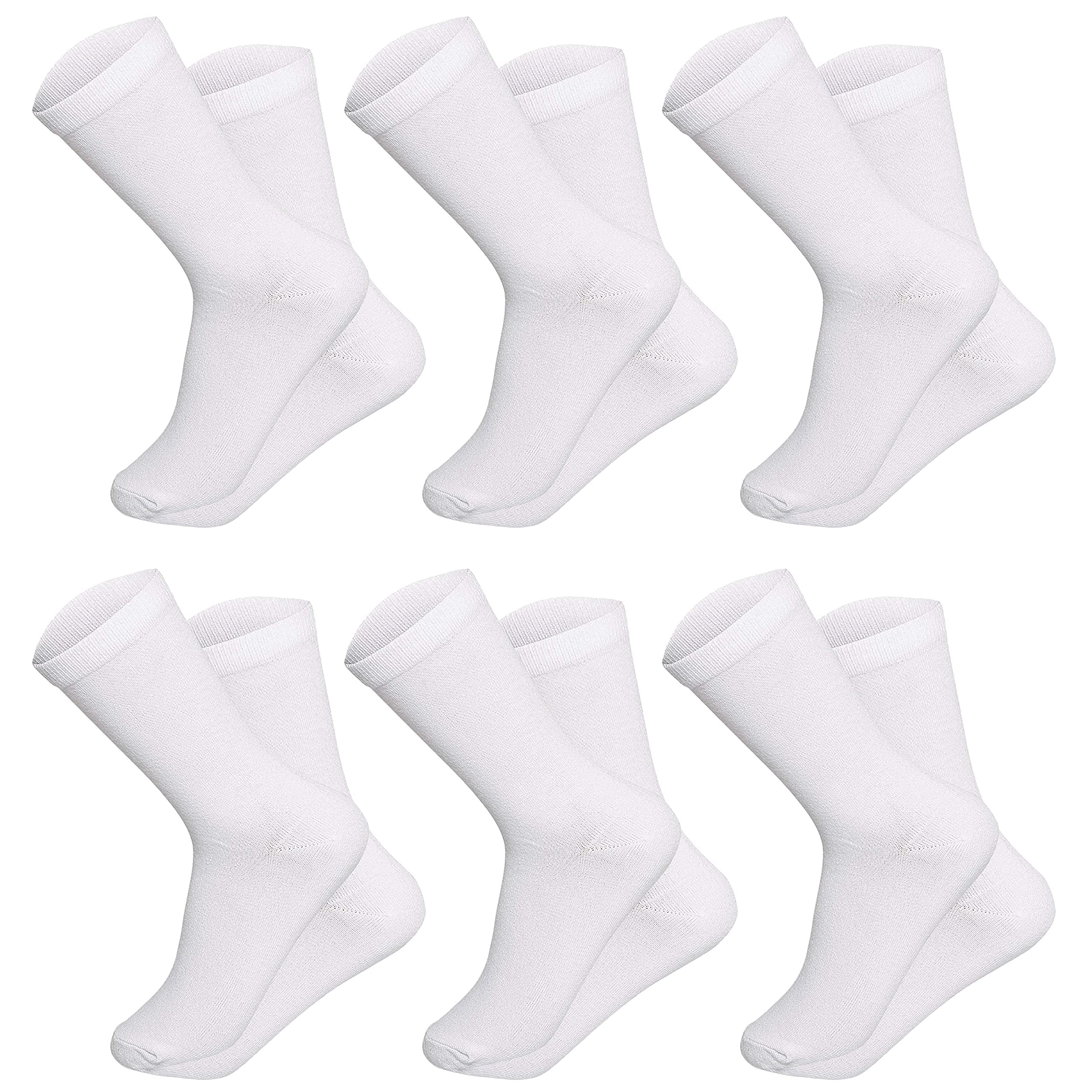 Calf Length Full High Pure Cotton Plain Solid Color Formal Socks For Men and Boys - Pack of Pairs Free Size-image-18