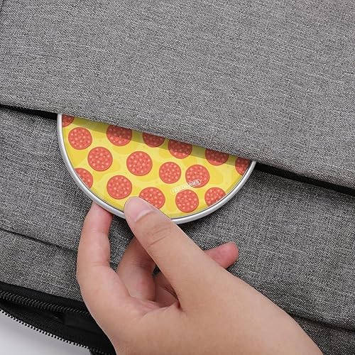 Miniatura 4 de Pepperoni - Almohadilla de carga inalámbrica con patrón de pizza de 10 W, almohadilla de carga rápida compatible con iPhone 15 14 13 12 Series