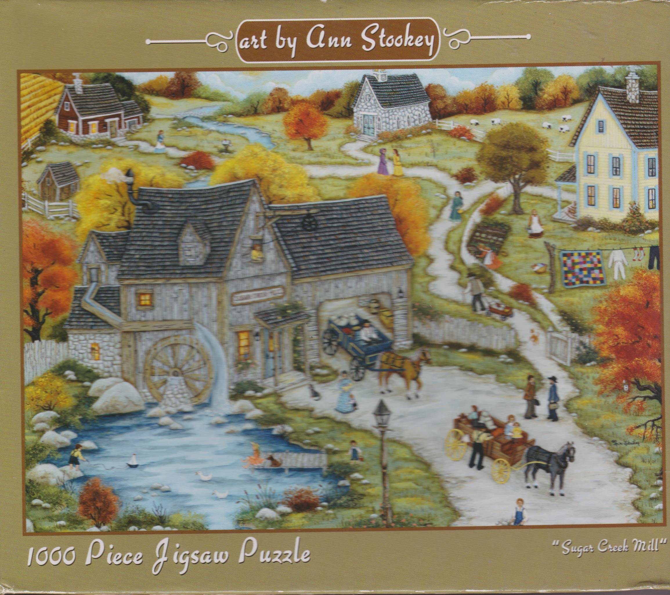 Sugar Creek Mill Art by Ann Stookey