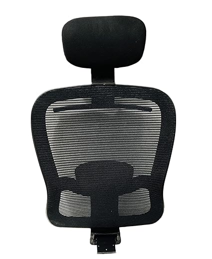 SOMRAJ Office Visitor revolving Chair Spare Parts Accessories Chair Net Back with nut Bolts and Key Easily fit to Every Chair (Butterfly high Back)