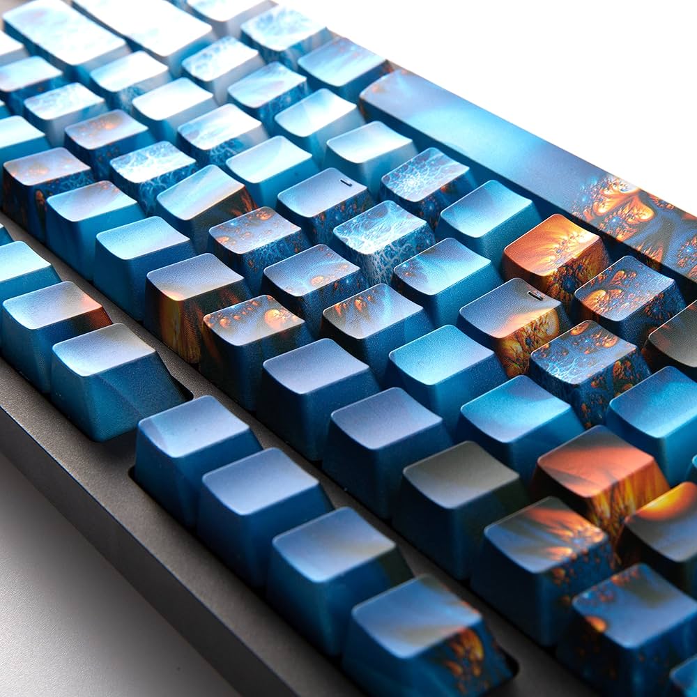 ヴィンテージ 108 PBT OEM Profile キーキャップ オシャレ Amazon | Heywood +火山 108 ABS OEM Profile キーキャップ ANSI