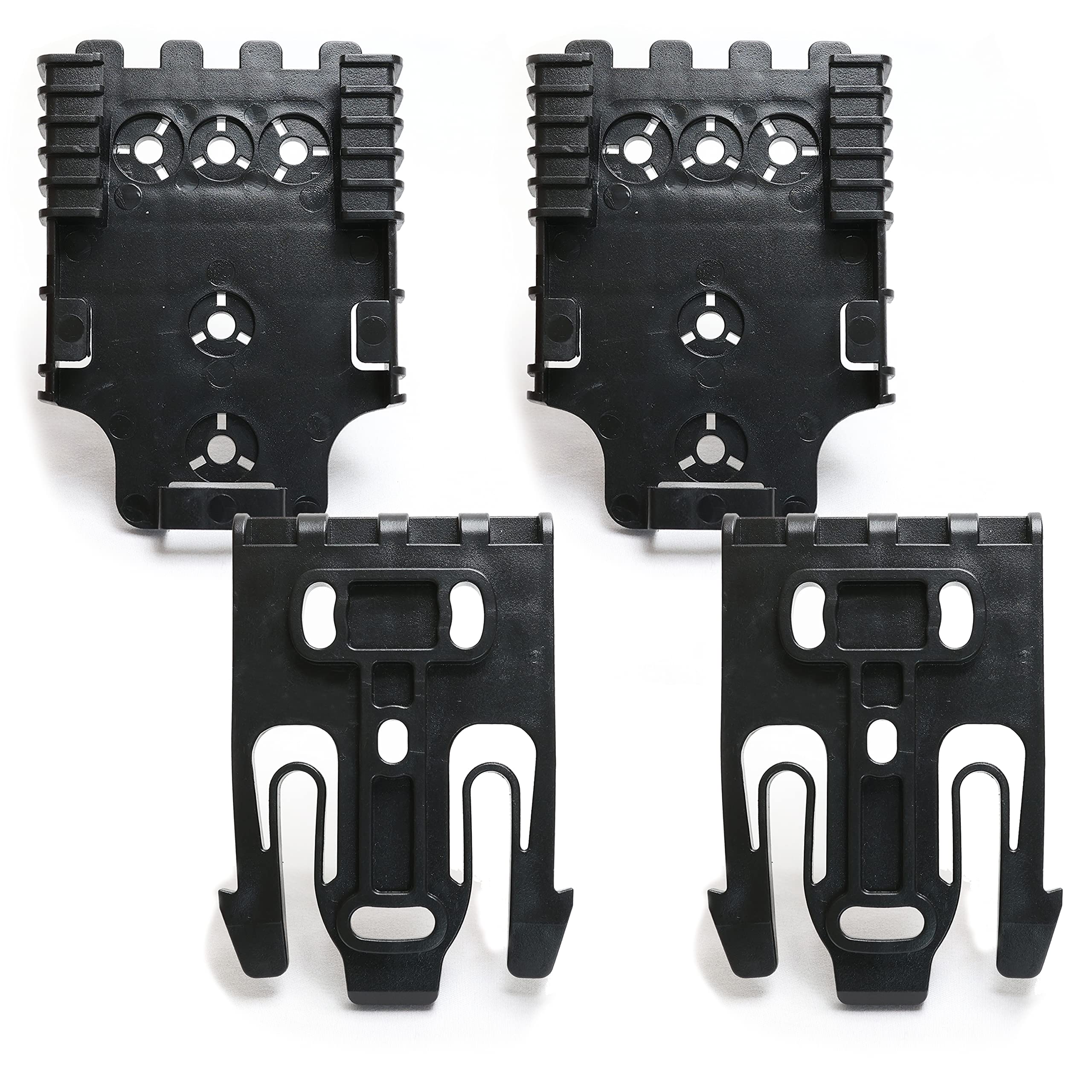 Quick Locking System Kit,Holstopia QLS Platform Attachment with Locking Including Fork and Duty Receiver Plate for Duty Holsters and Accessories