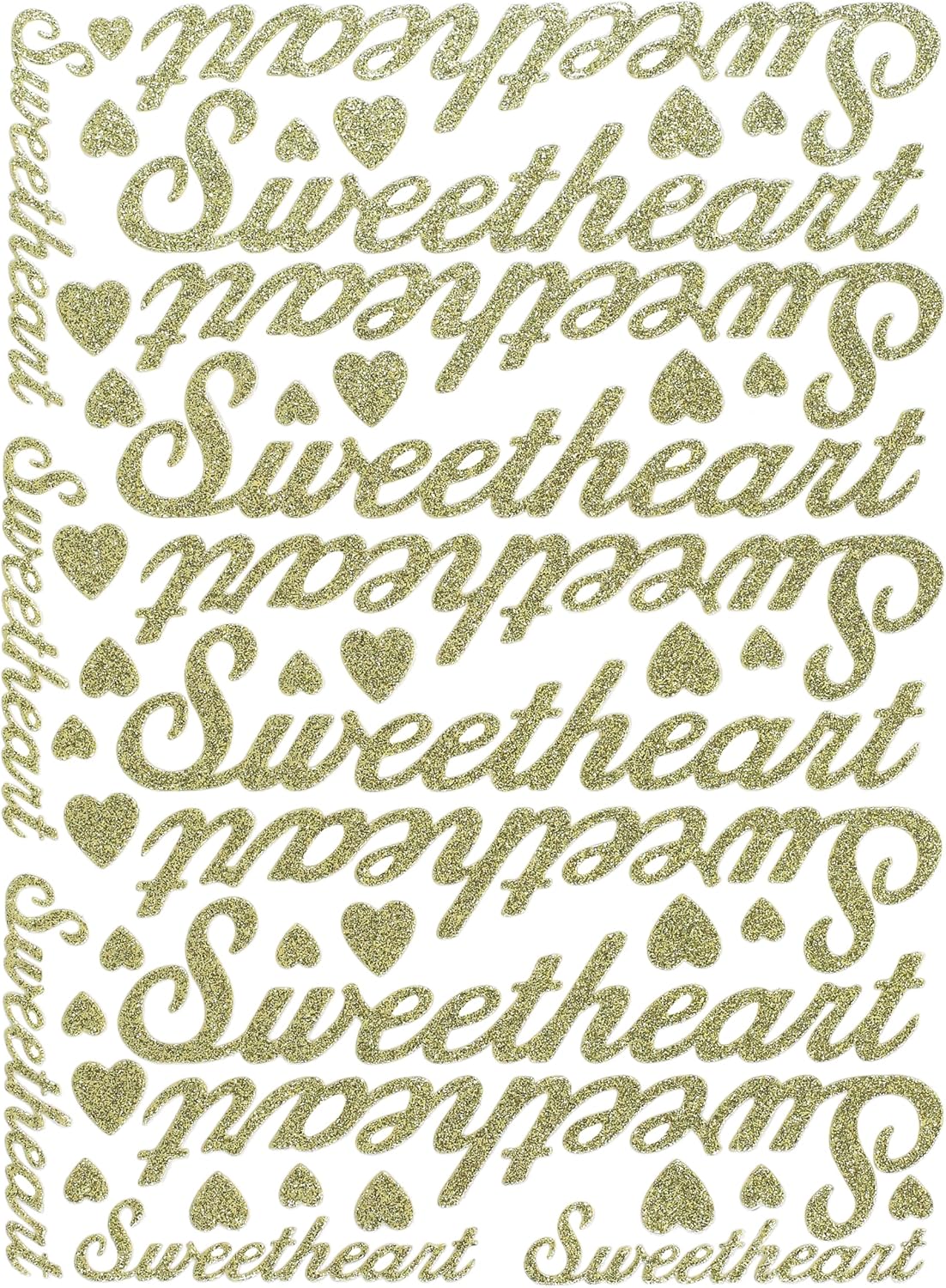 Floral Accessories - Script Word Std Rd, Gold, Std, 1 Piece