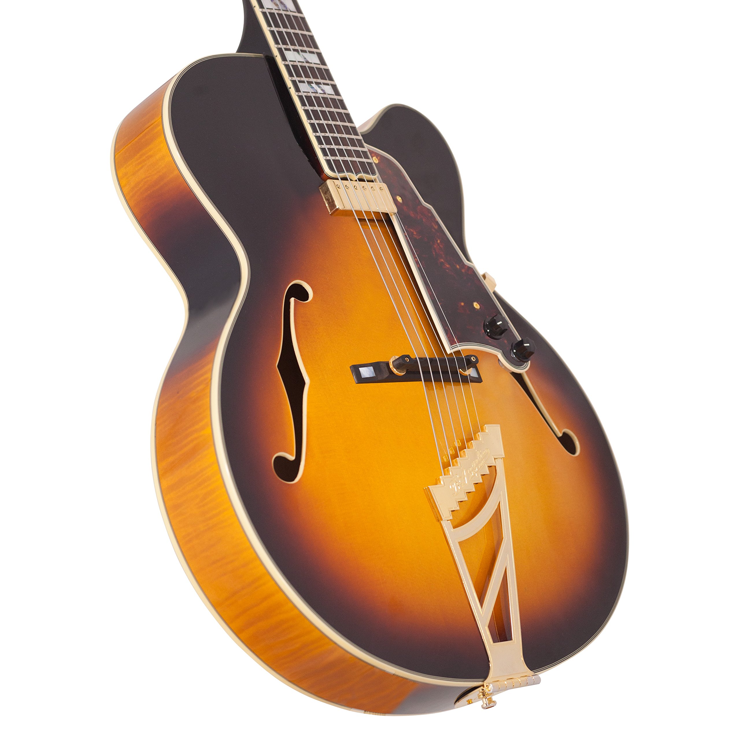 エクセルギターズエレキギター Amazon | Excel Series Excel EXL-1, Vintage Sunburst | セミアコ