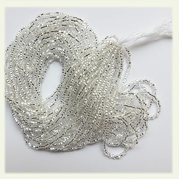 Seed Beads 11/0 Czech Silver Lined Crystal one hank pack