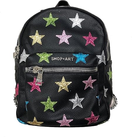 Zaino Shop-Art Donna Nero Con Stella SA020158 – Passo Dopo Passo Store