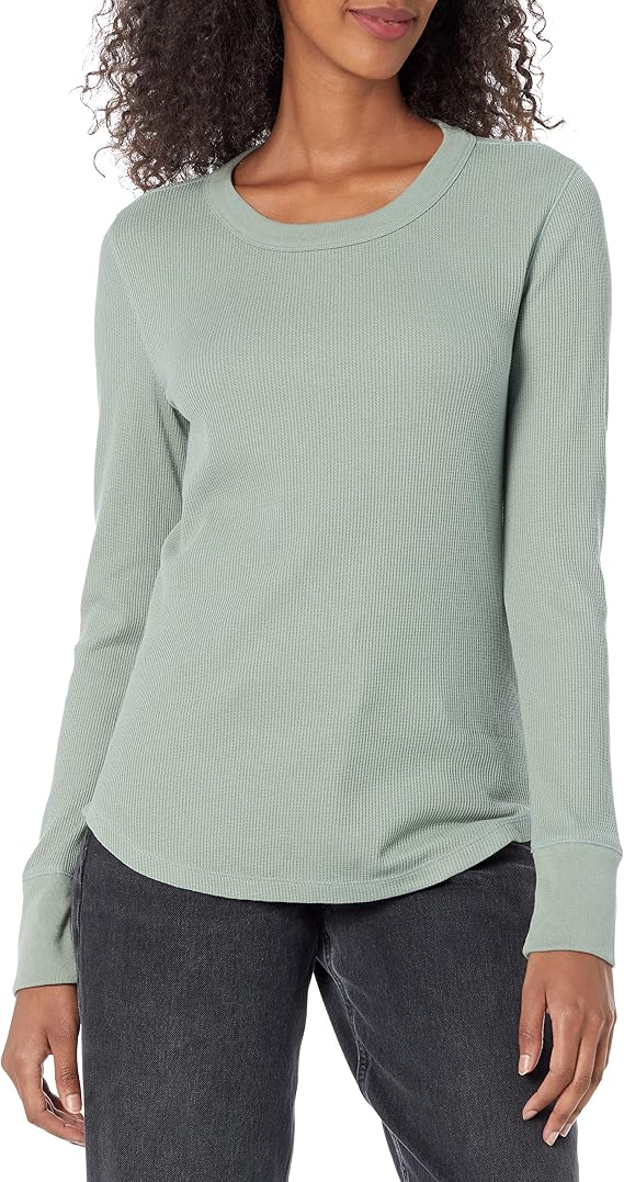 GAP Women's Waffle Knit Long Sleeve Tee T-Shirt