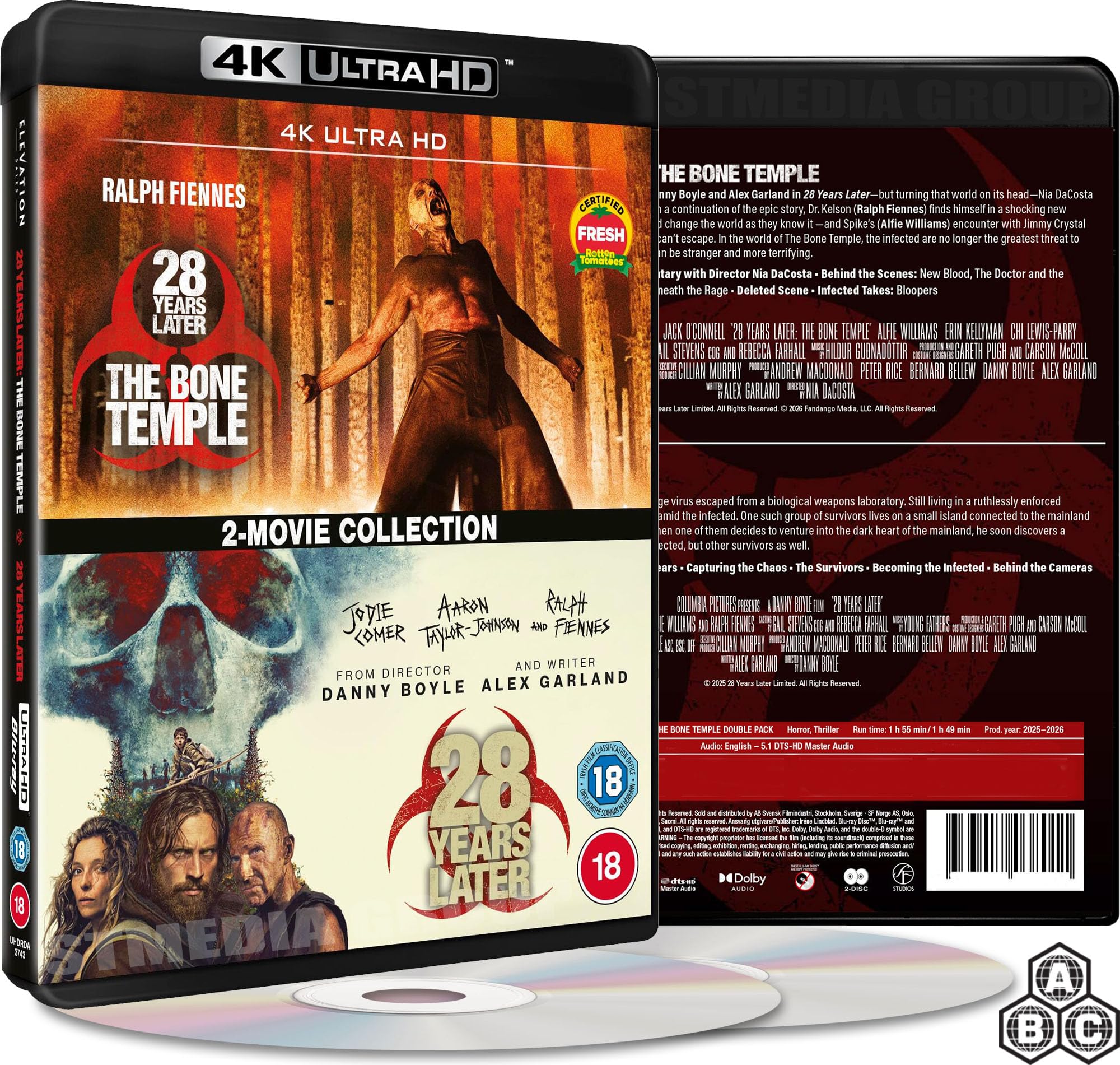 28 Years Later / 28 Years Later: The Bone Temple 2-Movie Collection (Special Features) [4K Ultra HD] [Region Free]