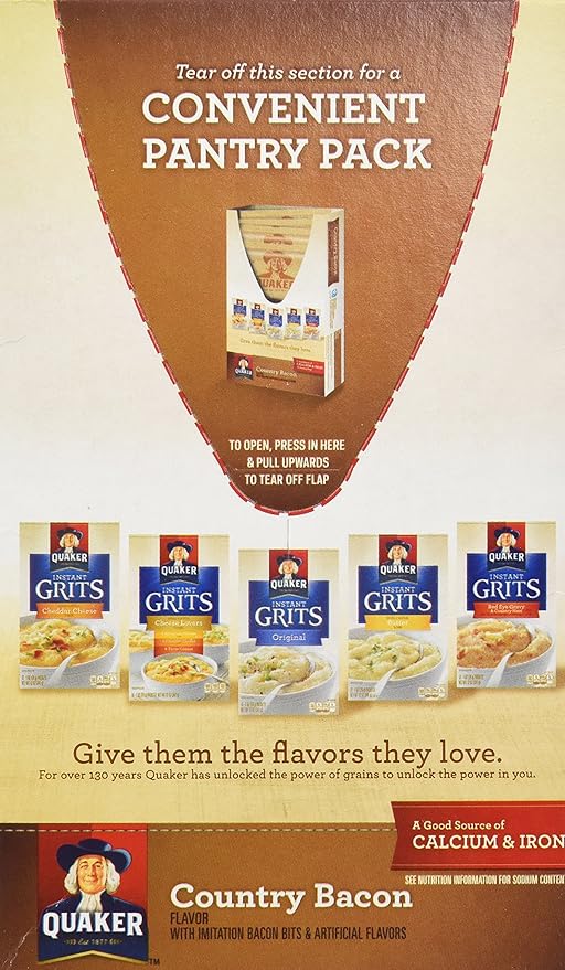 Quaker Sémola Instantánea Sabor Tocineta, 12 Paquetes miniatura 4