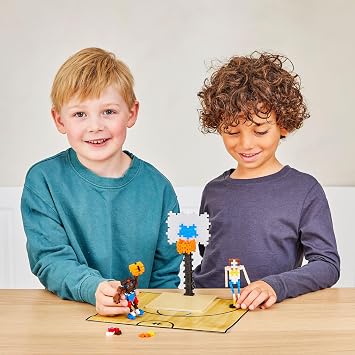 PLUS PLUS Learn to Build, Sports - 380 Piece Building Blocks Set