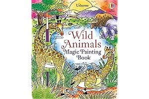 Wild Animals Magic Painting Book