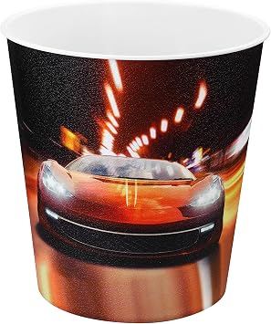 Idena Waste Paper Bin Polypropylene, 9 litres Racing Cars Racing car