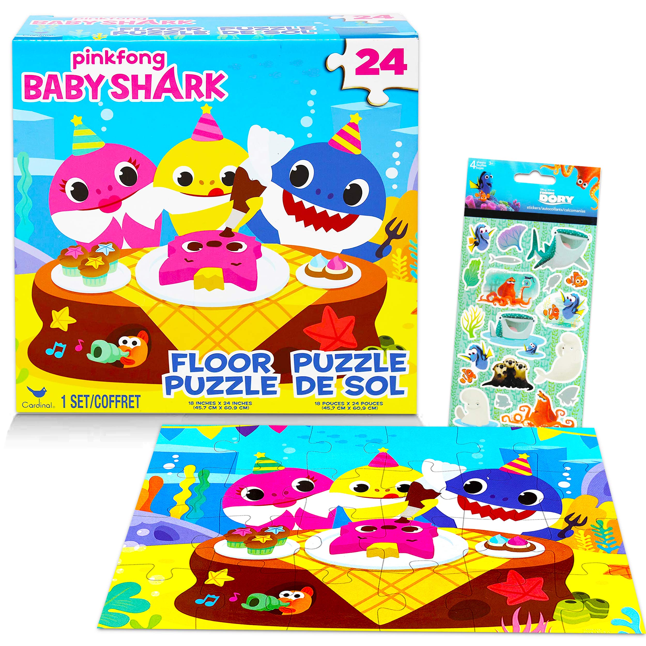 Buy Baby Shark Floor Puzzle Kids Bundle 24 Piece Baby Shark Jigsaw