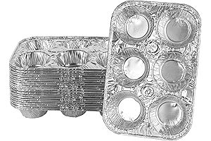 PLASTICPRO Aluminum Foil Muffin Pan