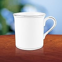 Vista 18 de Lenox Creamer Federal Platino, Blanco