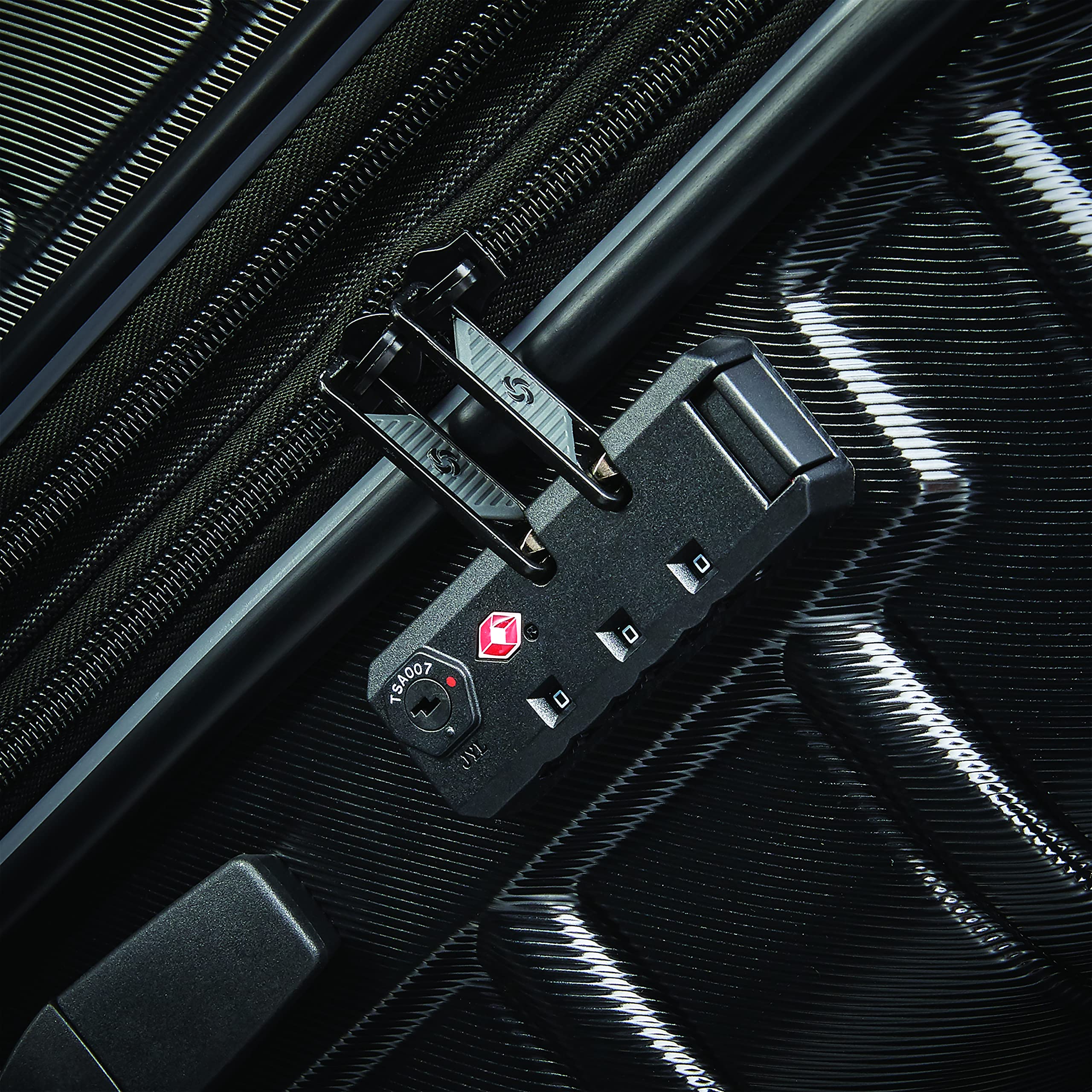 Samsonite Omni 2 Hardside rozszerzalny bagaż z kołowrotkami spinningowymi, Północny Czarny, 3-Piece Set (CO/MED/LG), Omni 2 Hardside rozszerzalny bagaż z kołami obrotowymi