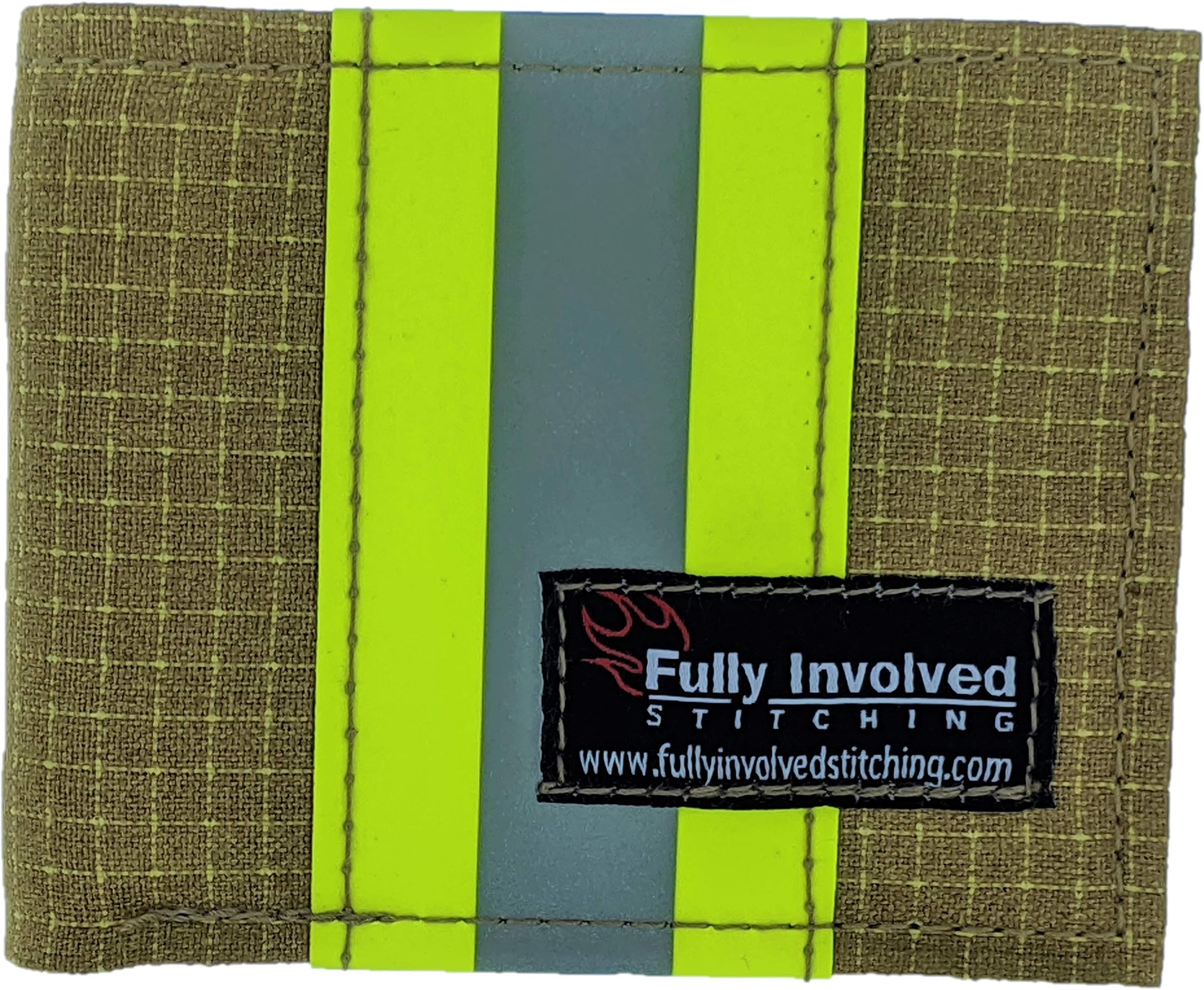 Fully Involved Stitching Firefighters "Captain" Bi-fold Wallet
