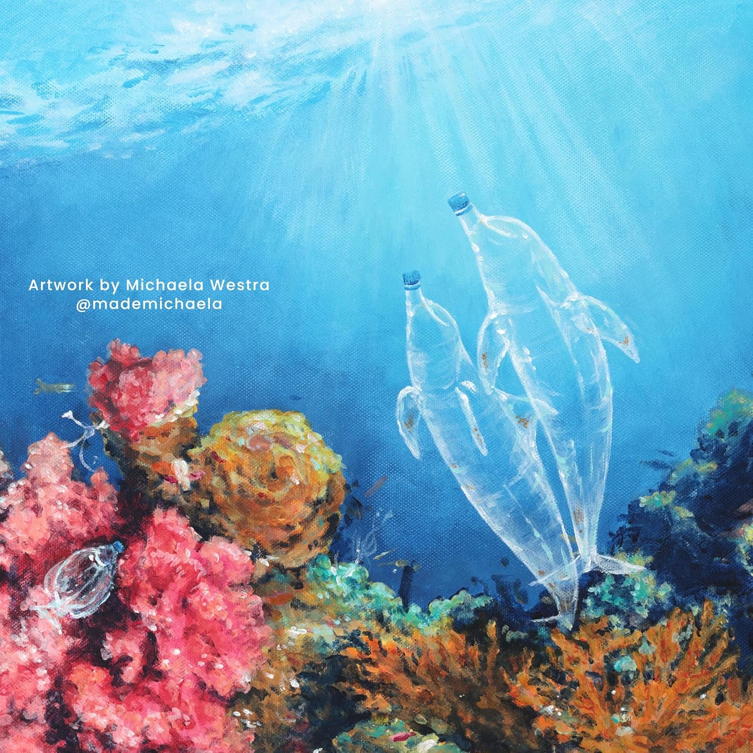 Creative Mark Mimik Recycled PET Cradled Canvas Panel 3/4" Depth - 10X20 Single Canvas - Medium-Textured Painting Board for Eco-Conscious Artists, 14.11 oz Triple-Acrylic-Primed Weight Mounted Canvas