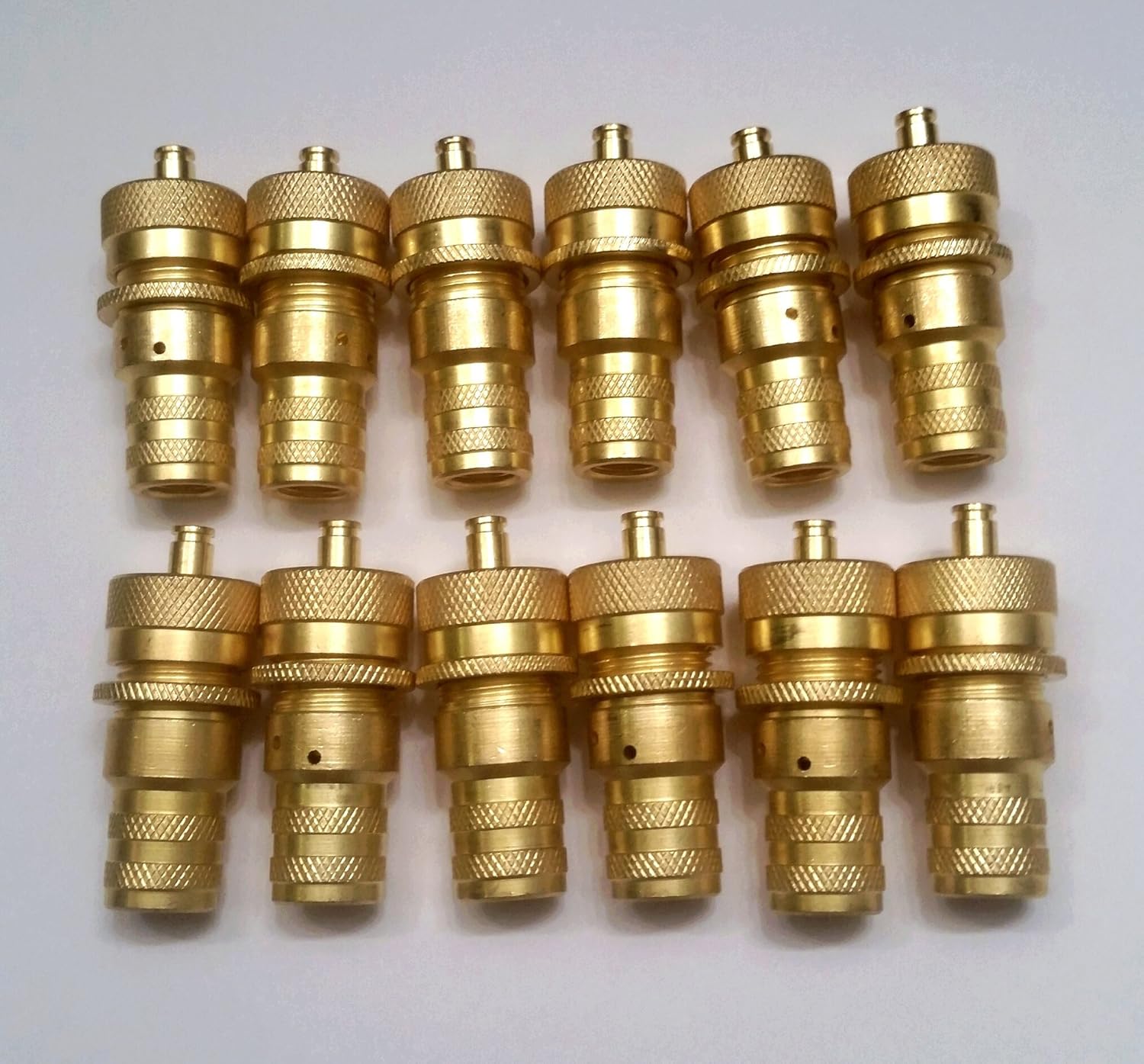 DIRECT IGNITER 12 Brass Adjustable Automatic TIRE DEFLATORS 4×4 Offroad with Instructions and Colored CASE