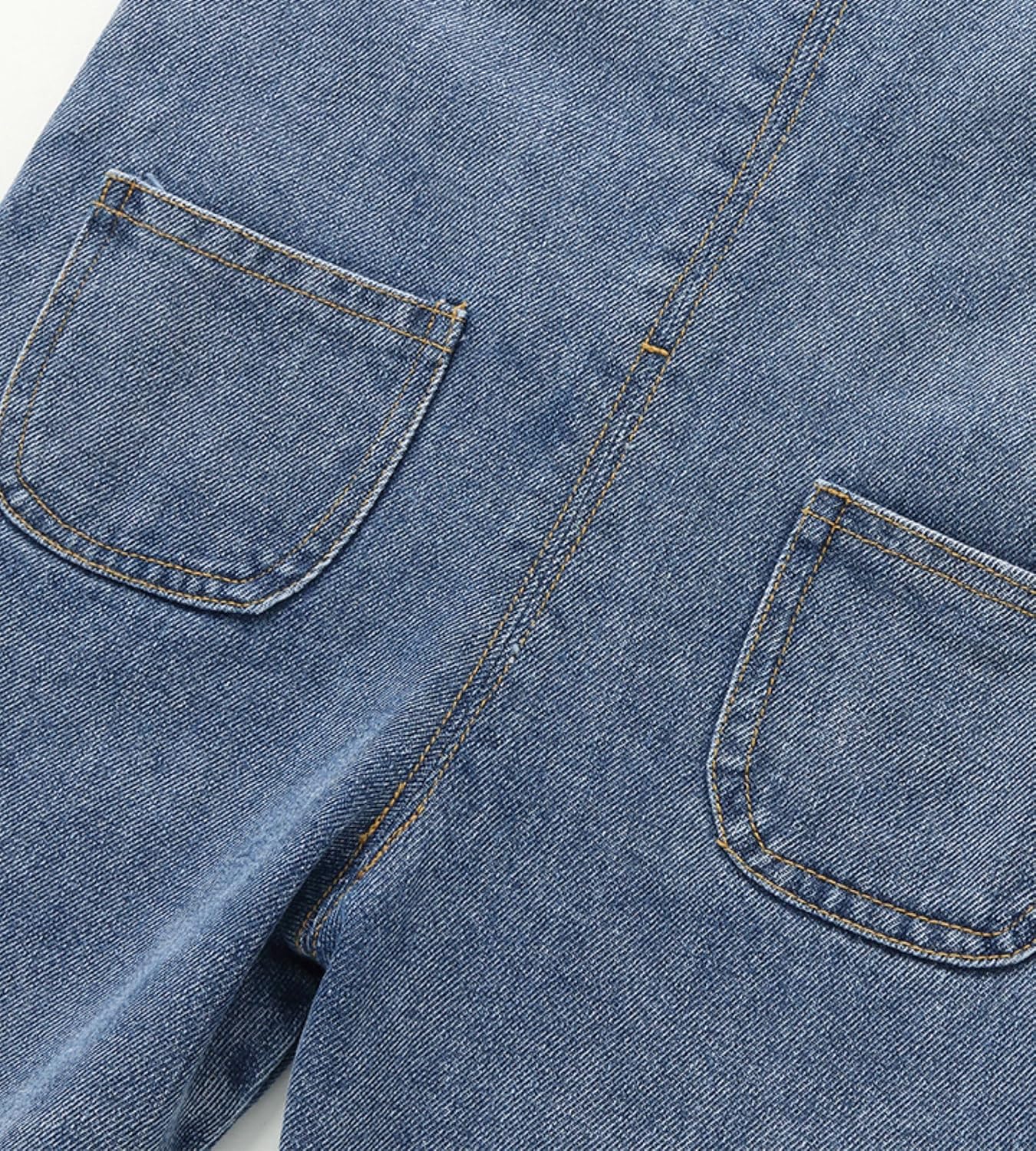 Baby Boy Girl Jean Overalls Toddler Denim Bib Pants Jumpsuit Soft Cute Workwear