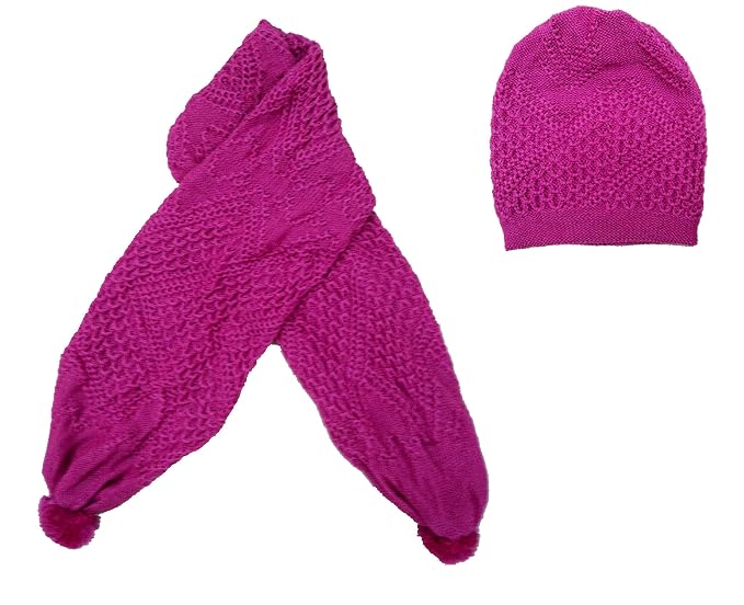 Woolen Cap and Muffler Set 
