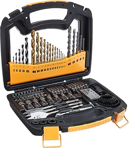 Amazon Basics Drill & Driver Multi Bit Set, Alloy Steel