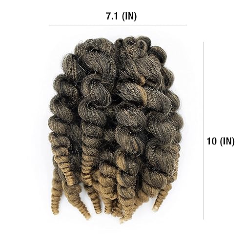 Miniatura 6 de Darling Flexi Rod Curls - 2 extensiones de cabello de ganchillo (1 paquete de 2 por paquete), textura natural y suave, rizo de varita esponjosa, 14