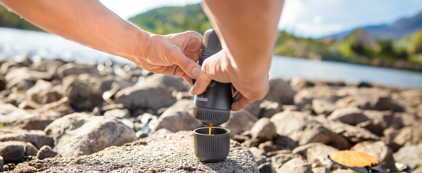Amazon.com: WACACO Nanopresso Portable Espresso Maker Bundled with