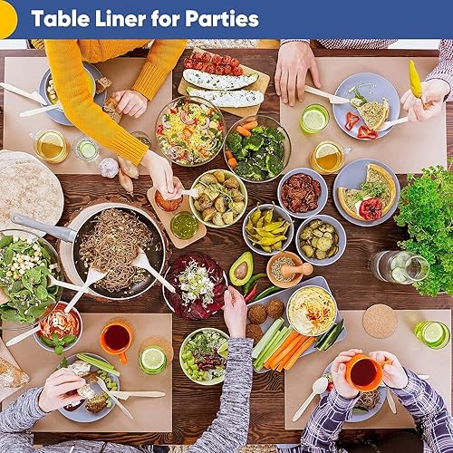 Miniatura 6 de Rollo grande de papel de regalo marrón de 36 x 2400 pulgadas (200 pies), papel de manualidades para tablón de anuncios, manualidades, embalaje,