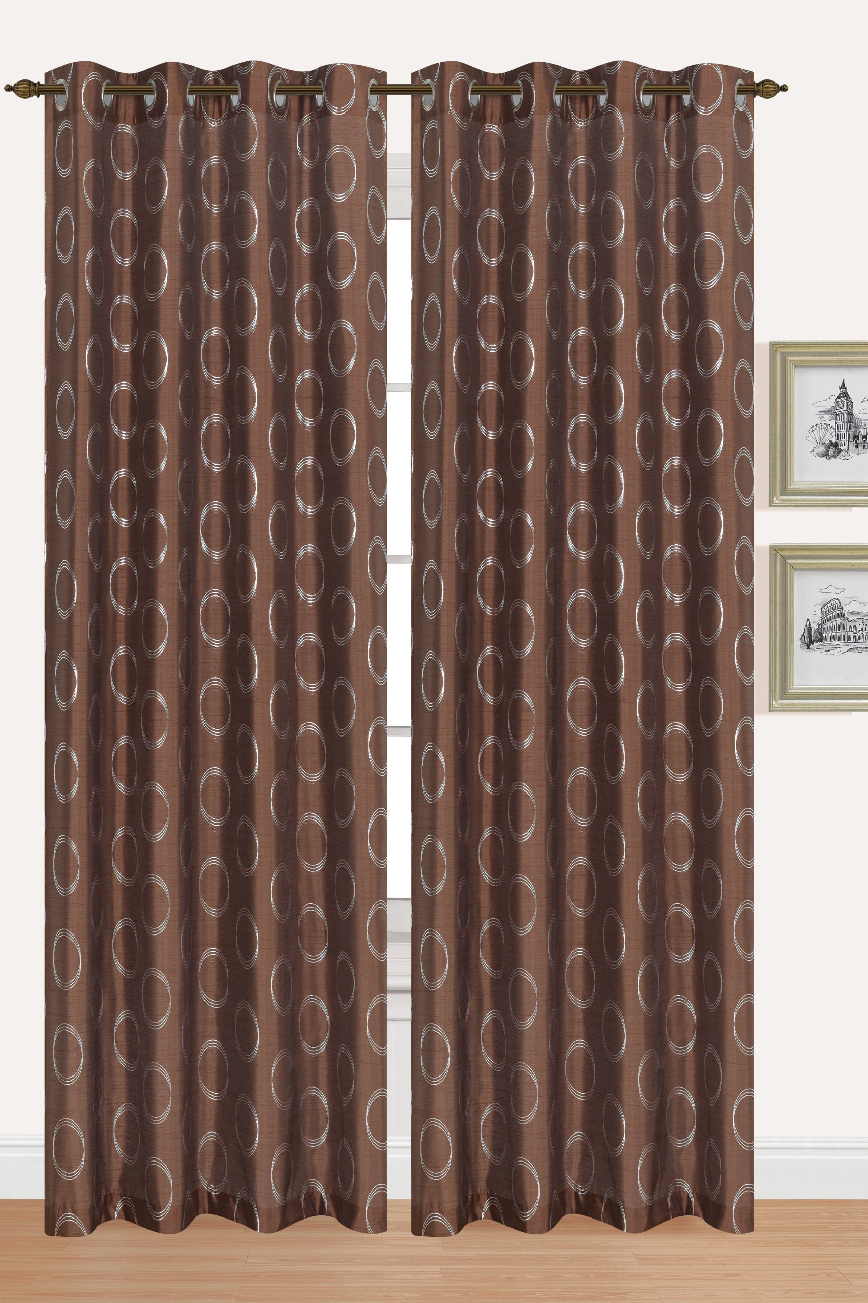 Sally Textiles Sonia Panel, Coffee