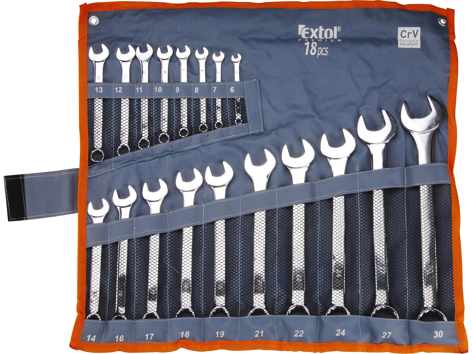 Extol Premium6734 Combination Wrenches, 18 Piece Set